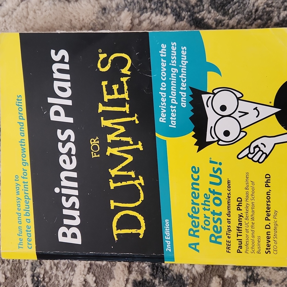 Business Plans for Dummies Book